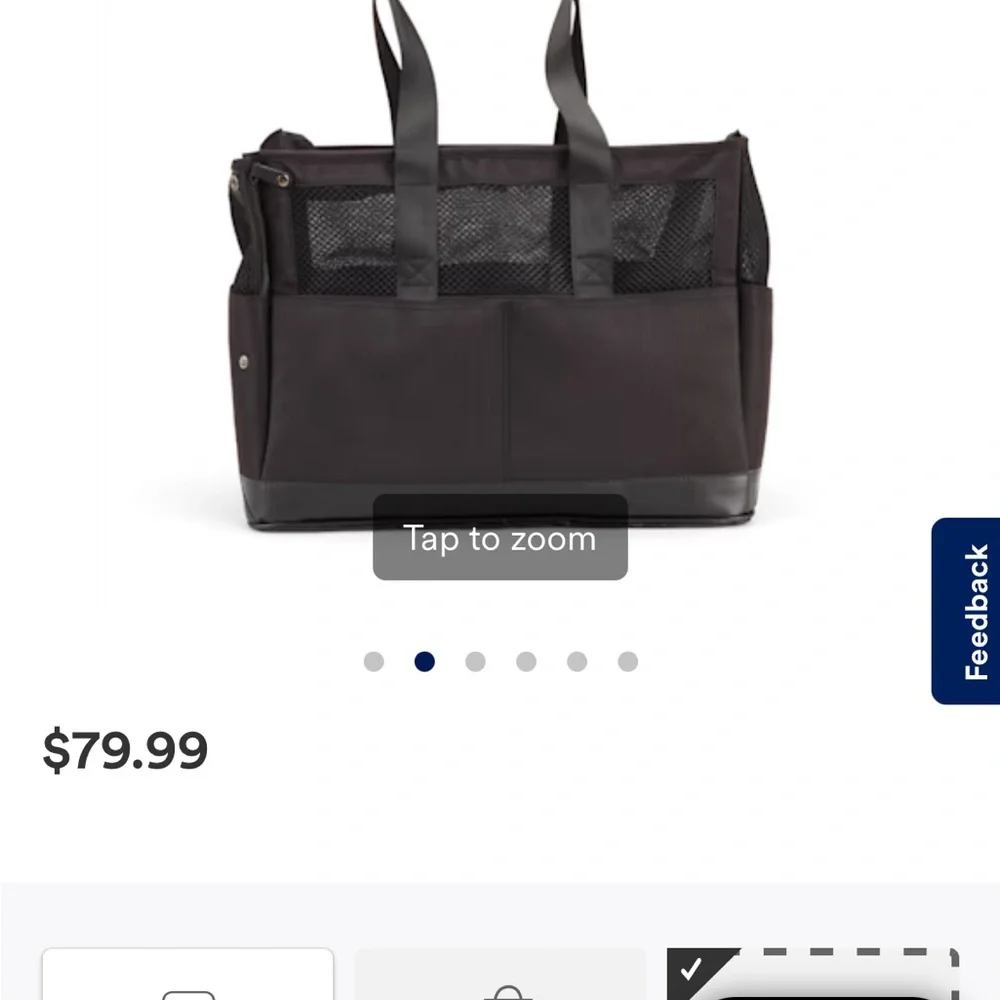 Black Dog Carrier Travel Bag